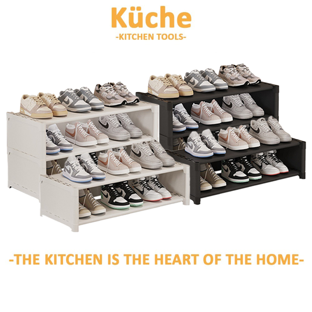 KUCHE 2 / 3 Tier Under-bed Shoe Rack Rak Kasut Shelf Tempat Letak Kasut ...