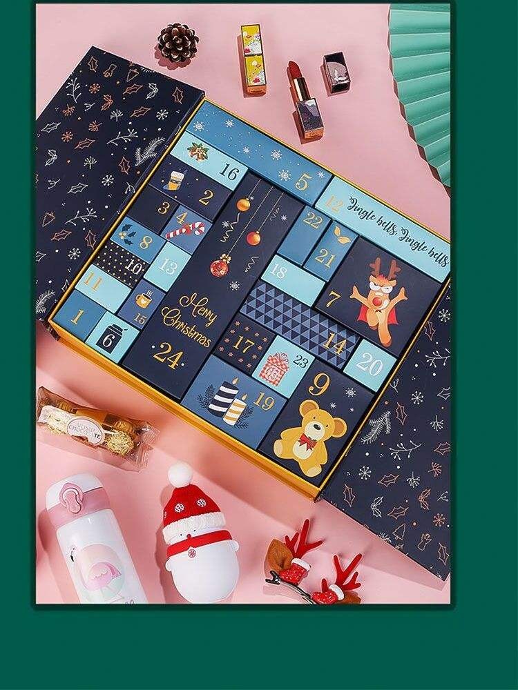 Christmas Countdown Calendar Blind Box 2024 New Christmas Eve Gift Box ...