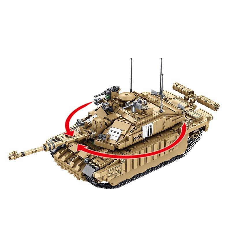 Tiger Heavy Tanks Building Blocks 1776 Pcs Panlos Brick Tank Bricks Toy ...