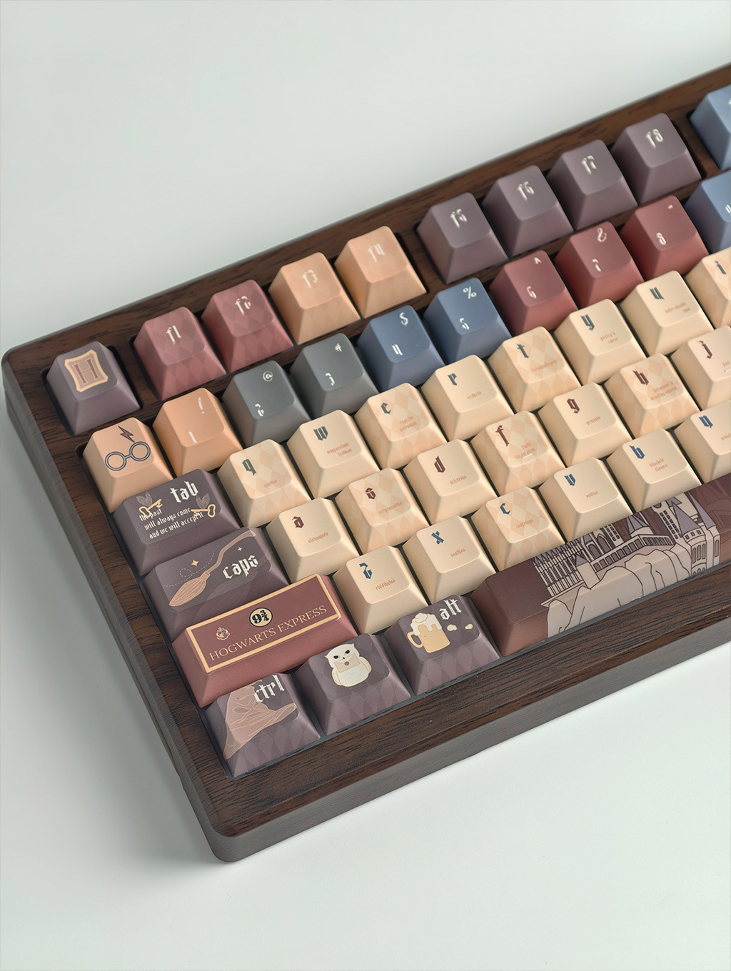 Hogwarts Keycaps Cherry/MOA Profile 125 Keys PBT Dye Sublimation ...