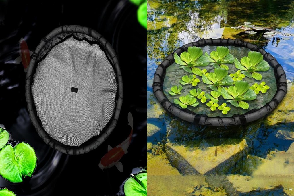 Floating Flora Fish Barrier 24.8in Round Fine Mesh Floating