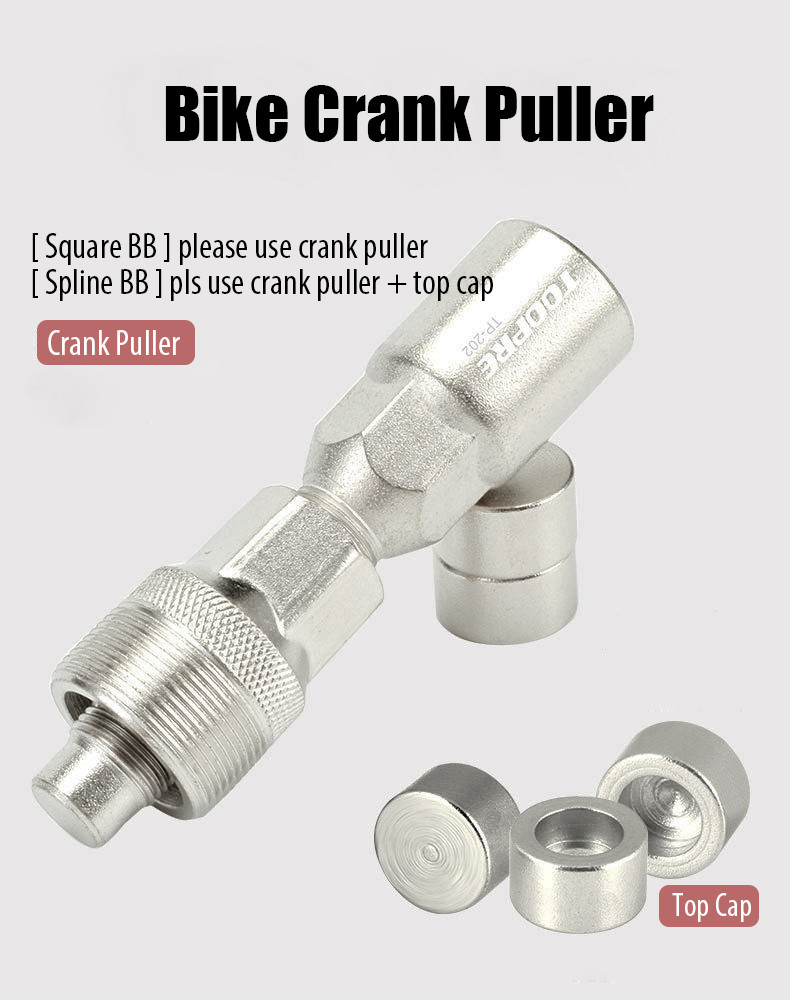 TOOPRE Bike Crank Puller Removal Tool Bicycle Crankset Crank Arm Puller ...