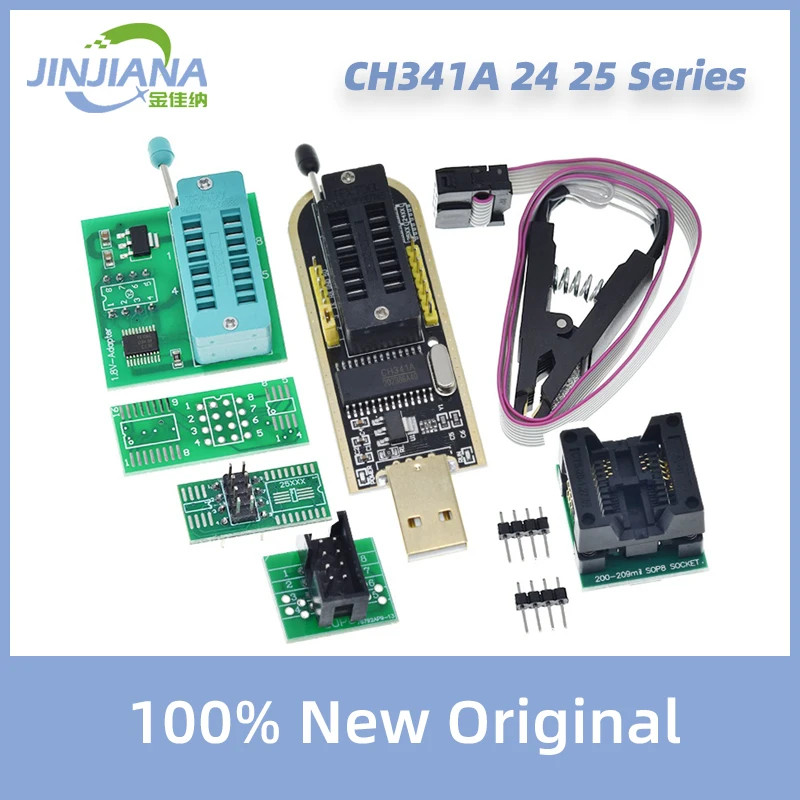 Original CH341A 24 25 Series EEPROM Flash BIOS USB Programmer Module ...