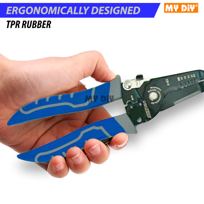 7 IN 1 Plier 7" Wire Stripper Cable Cutter Crimping Tool / Playar ...