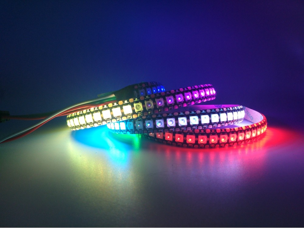 WS2812B Led Strip 1-2m 144 pixels/leds/m Smart 5050 RGB led Strip light ...