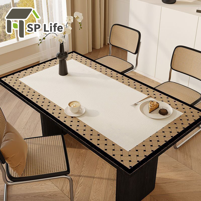 [SP]French Design Premium Pvc Table Cover Waterproof Pu Table Mat Anti ...