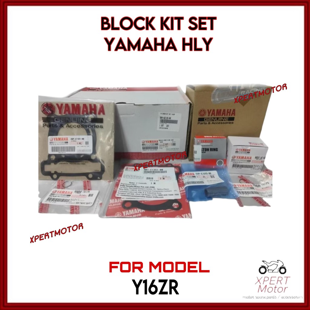 YAMAHA Y16 Y16ZR 100% Oiginal Block Kit Set BAX-WE13E-00 (INCLUDE BLOCK ...