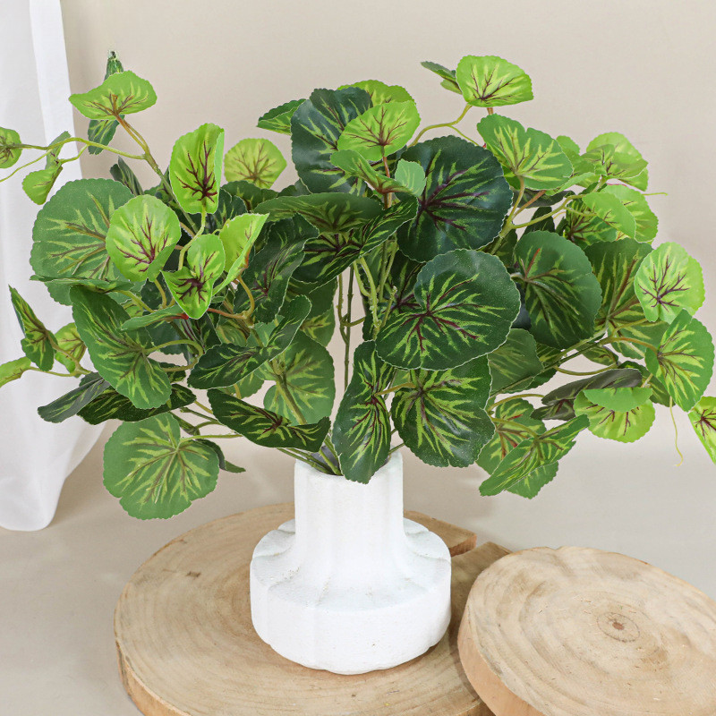 Artificial Plants Branch Faux EveryGreen Leaves 15" Fake Plants for