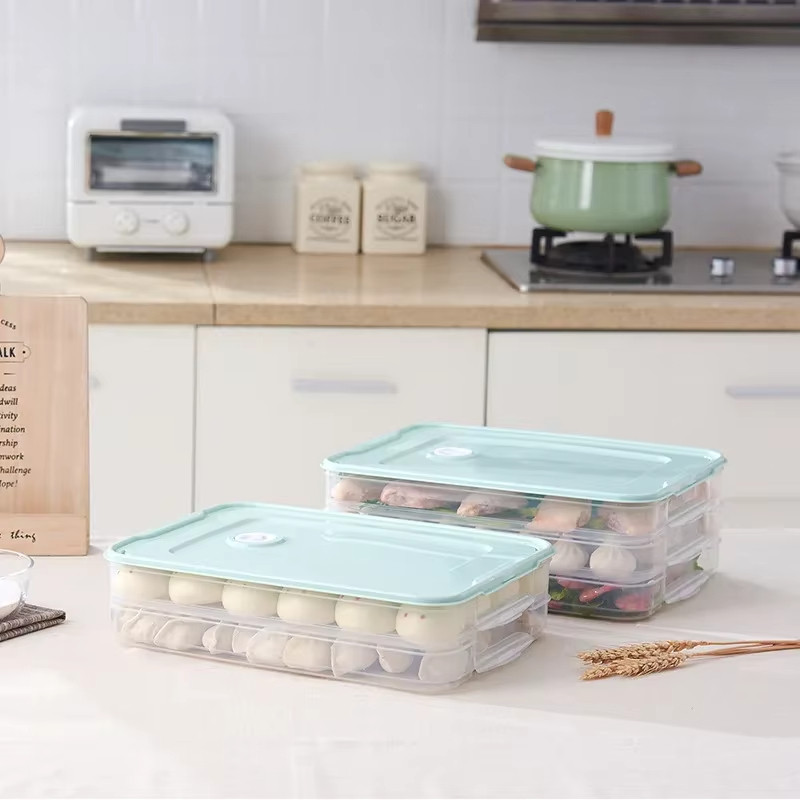 Food Storage Containers PET-Snack Box Kotak Penyimpanan Buah Stackable ...