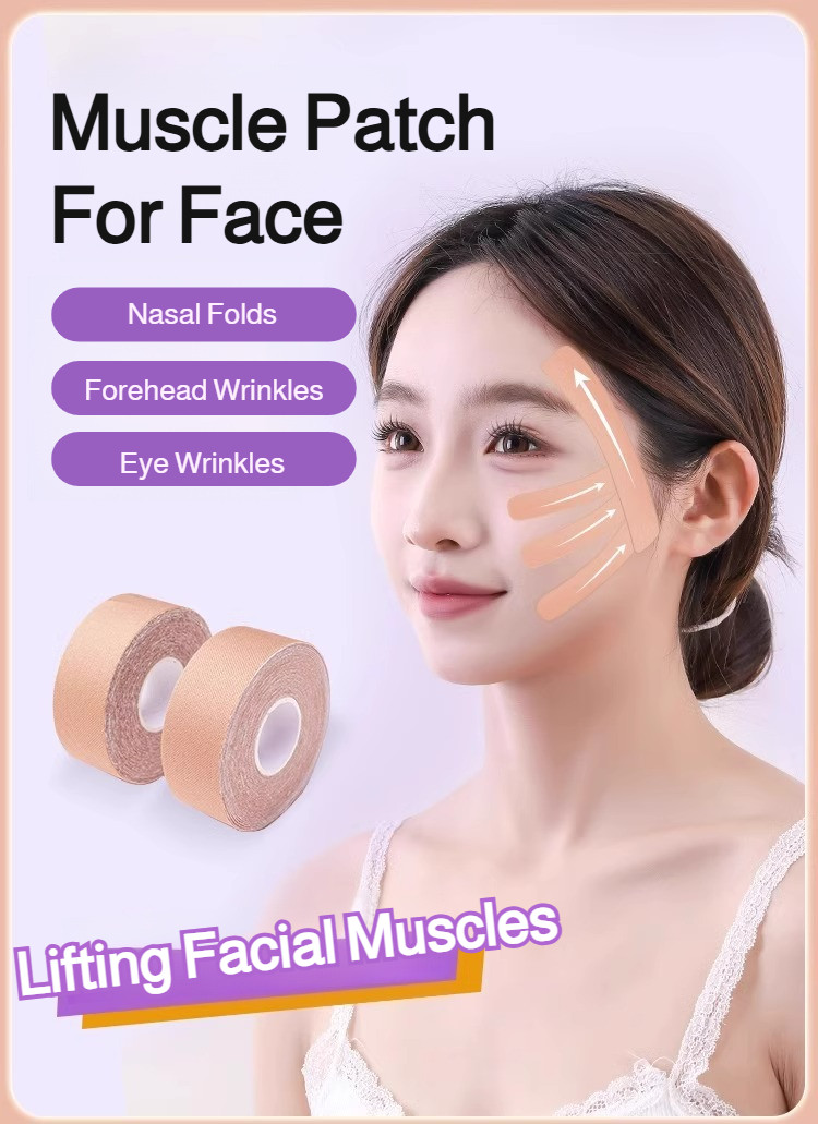 Safe and environmentally friendly muscle patch Face Stickers soft and ...