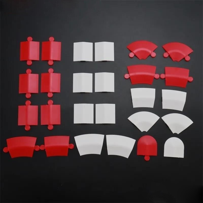 26pcs 1/76 Road Barrier DIY Racing Track Design Drifting Race Track RC ...