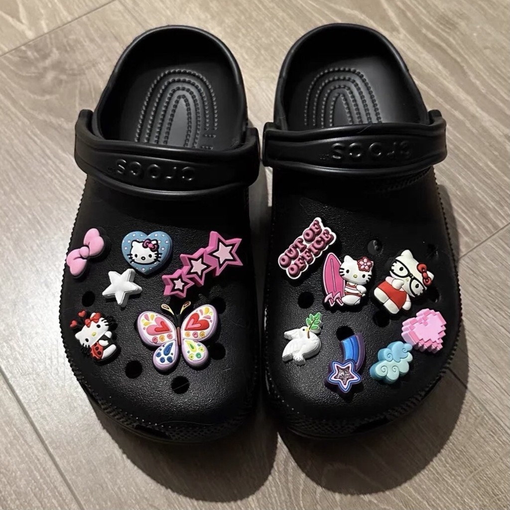 Jibbitz crocs button Shoe Flowers Shoe Accessories DIY Cartoon Cute KT ...