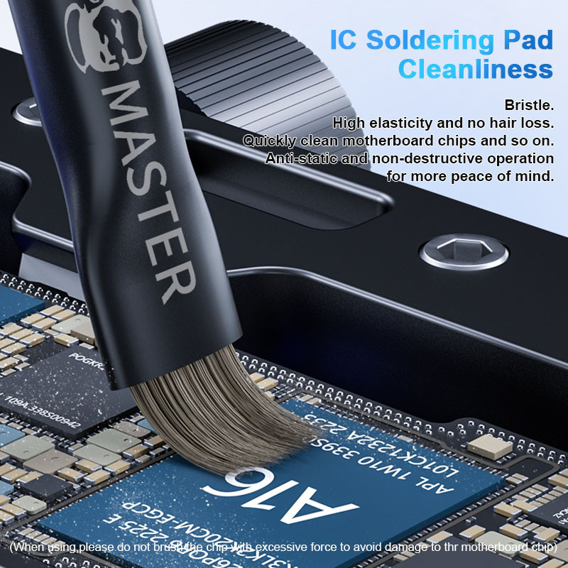 MECHANIC Motherboard Chip Glue Removal Brush Chip Dust Cleaning Tin ...