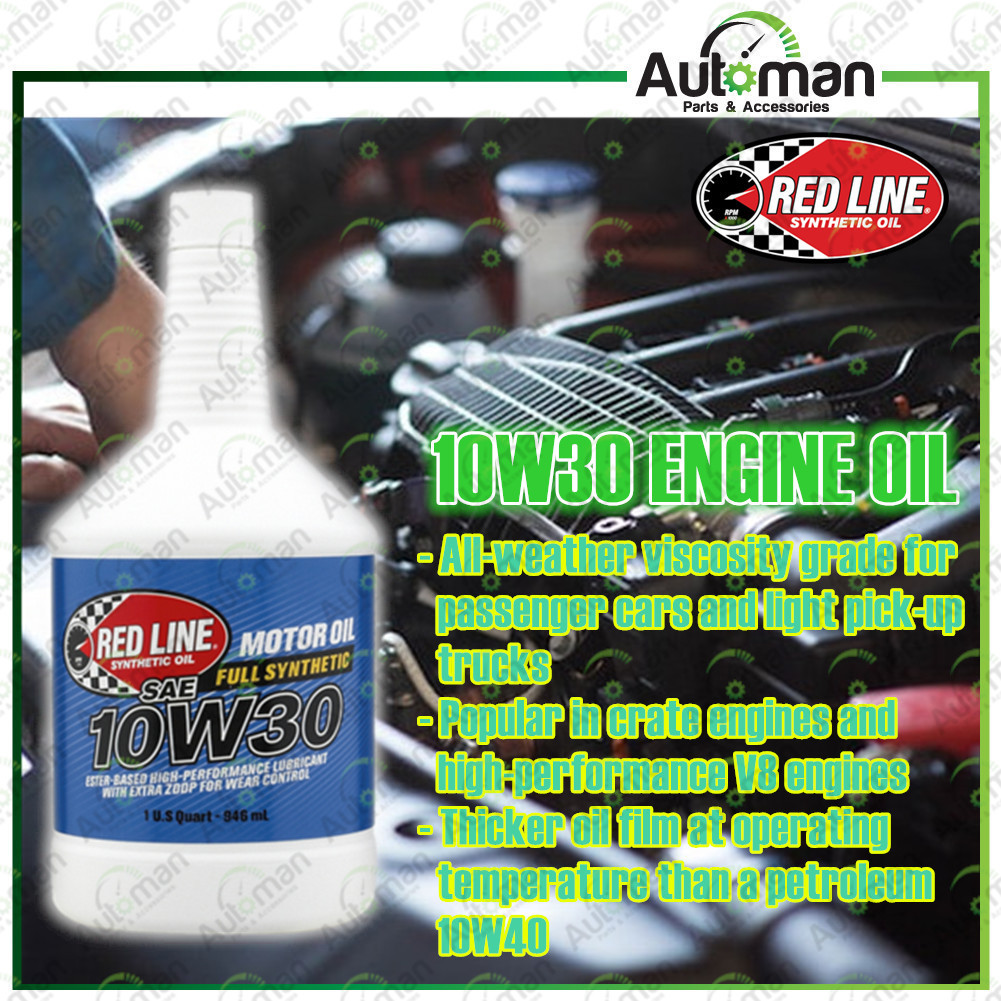 CLEARANCE Redline Red Line 10W30 Fully Synthetic Engine Motor Oil ...