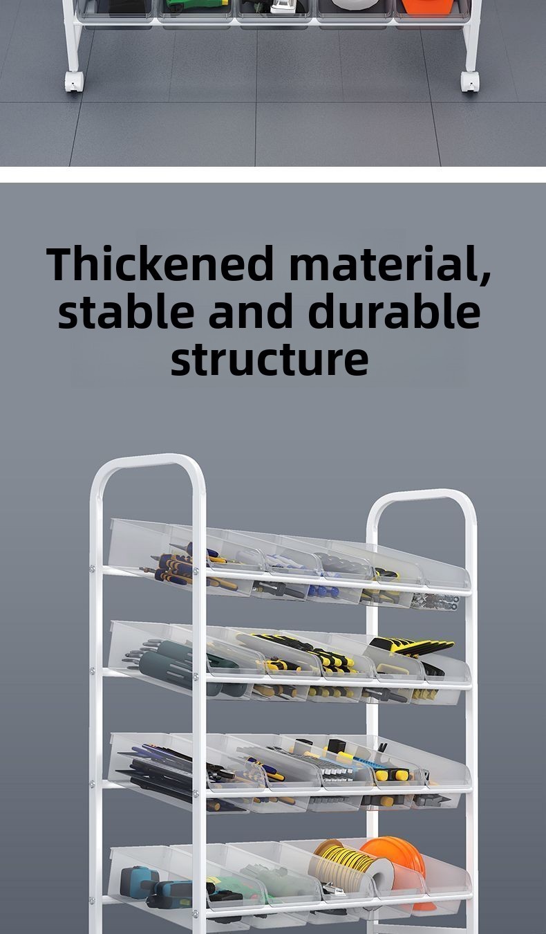 Hardware Repair Storage Workshop Storage Rack Multifunctional Movable ...