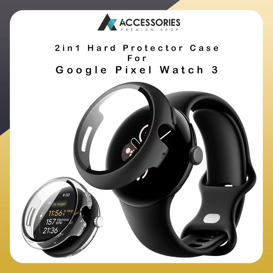 Google Pixel Watch 3 Case 2in1 Full Protect Screen Protect Cover PC ...
