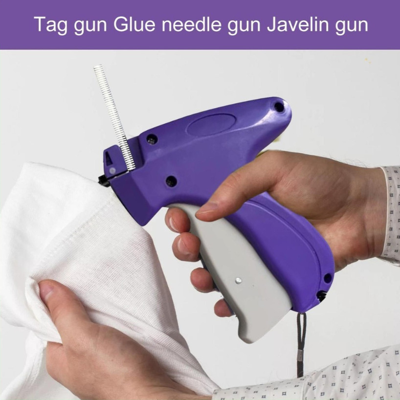 (Free Gifts) Quick Clothing Fixer Clothes Labeling Gun with 6 Needles ...