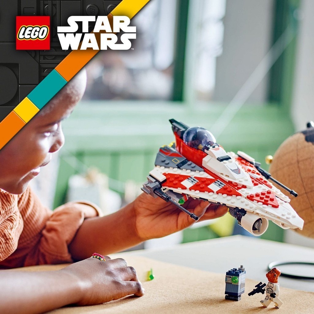 LEGO 75388 Star Wars Jedi Bob's Starfighter Building Toy Set (305 ...