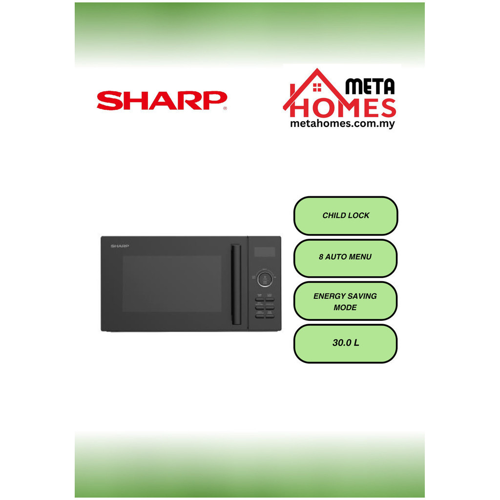 Sharp 30L Microwave Oven With Convection R8521GK | Shopee Malaysia