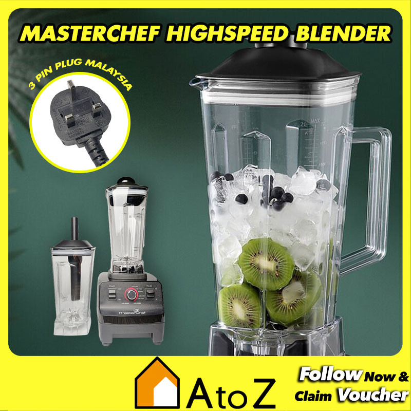 MASTERCHEF Highspeed Blender 2800W Heavy Duty Kitchen Utilities Chef ...