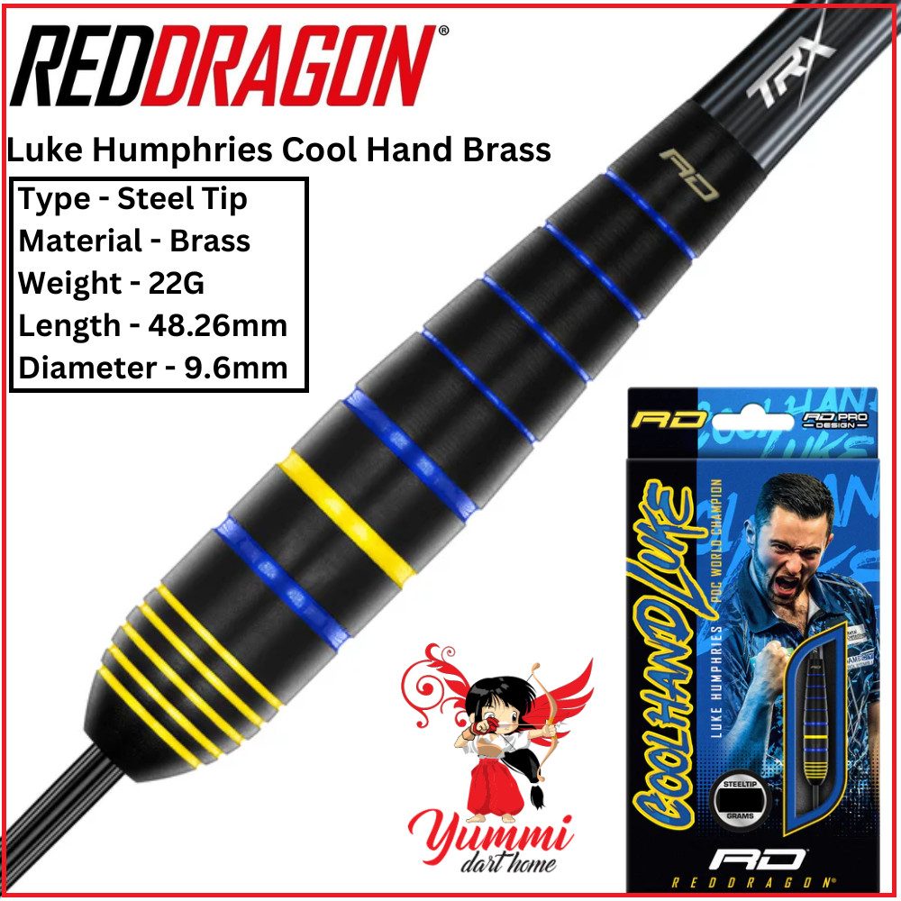 RED DRAGON COOL HAND LUKE ダーツ 22g 美品】RED DRAGON COOLHAND