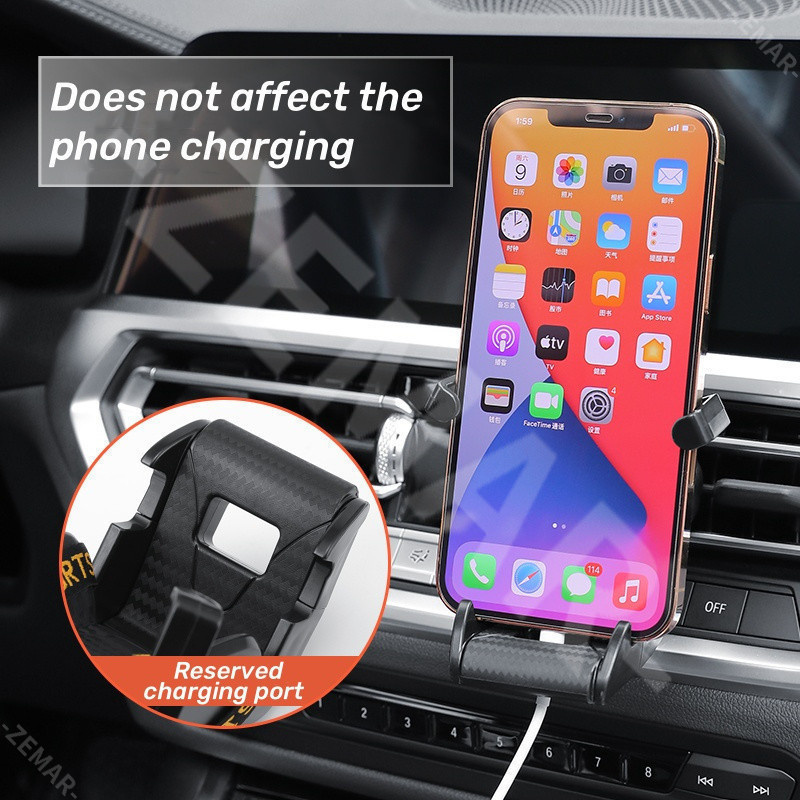 Support Téléphone Anti-choc Pour Toyota HiAce - Gris Aluminium, Fixation à Griffe
