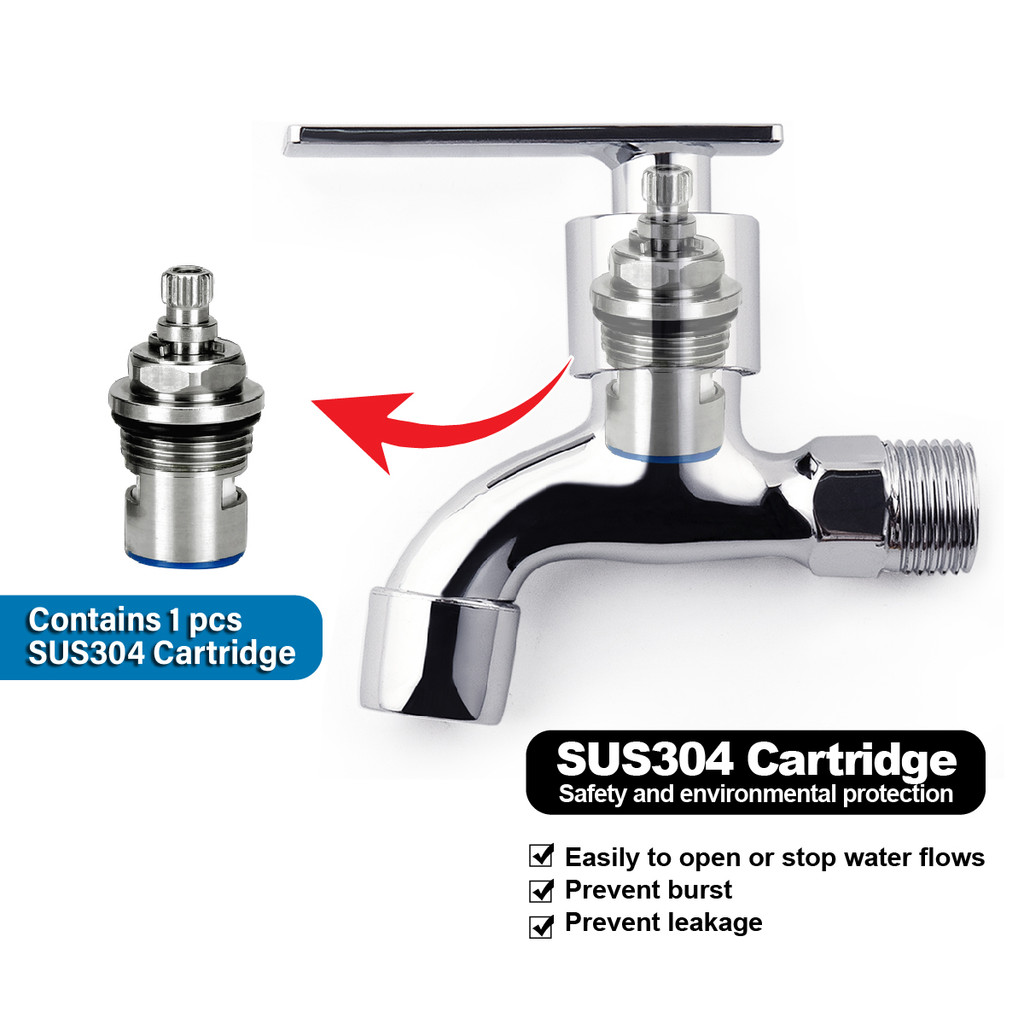 MCPRO BATHROOM FAUCET WALL BIB WATER TAP (A10083) Shopee Malaysia