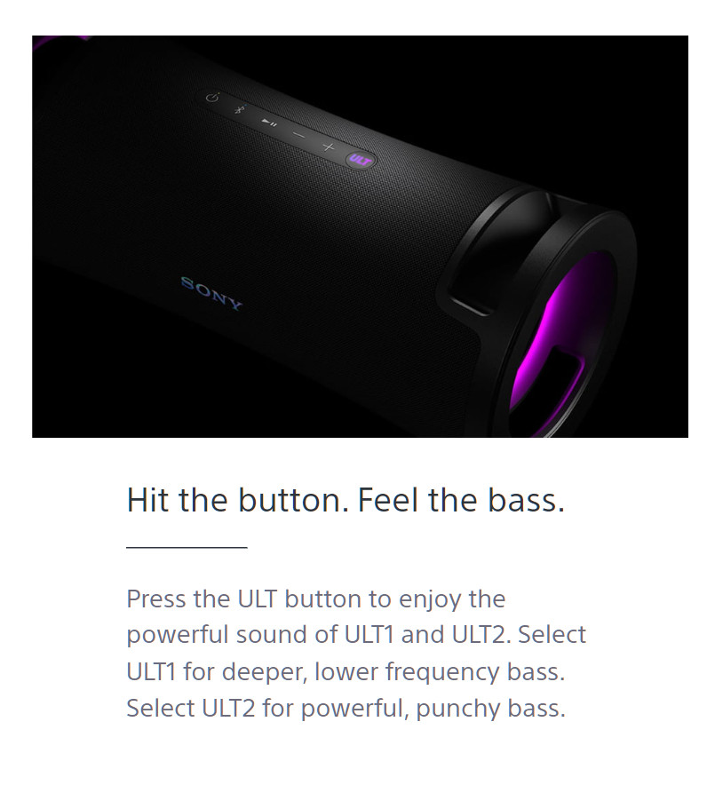 SONY ULT FIELD 7 ULT70 / ULT 70 Wireless Portable Speaker | ULT POWER ...