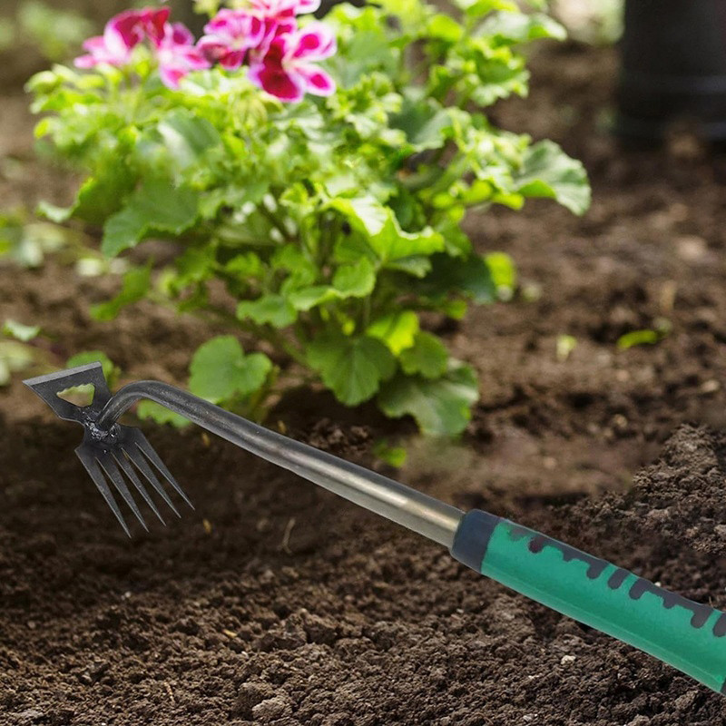 4 Teeth Weeder Uprooting Tools Garden Weeder Tools Plowing Rooting ...