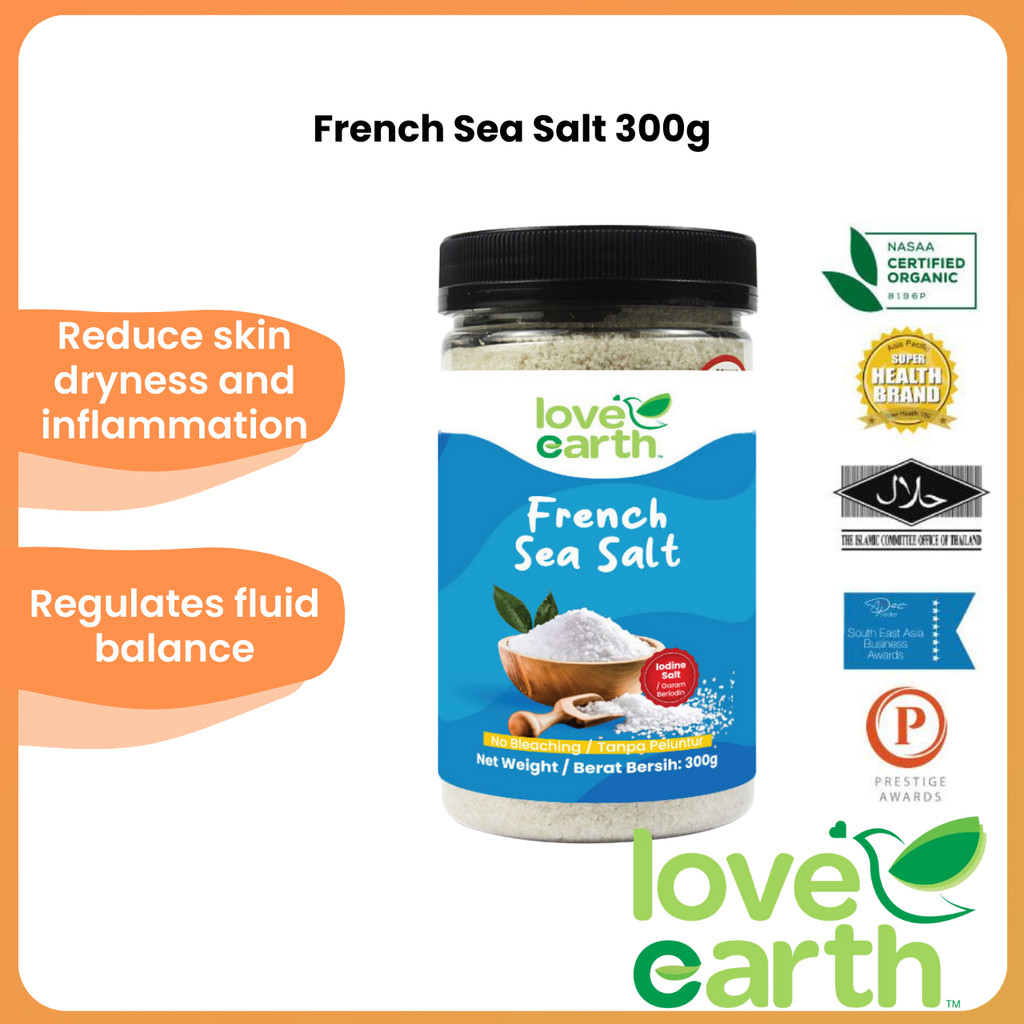 Love Earth French Sea Salt 300g | Shopee Malaysia