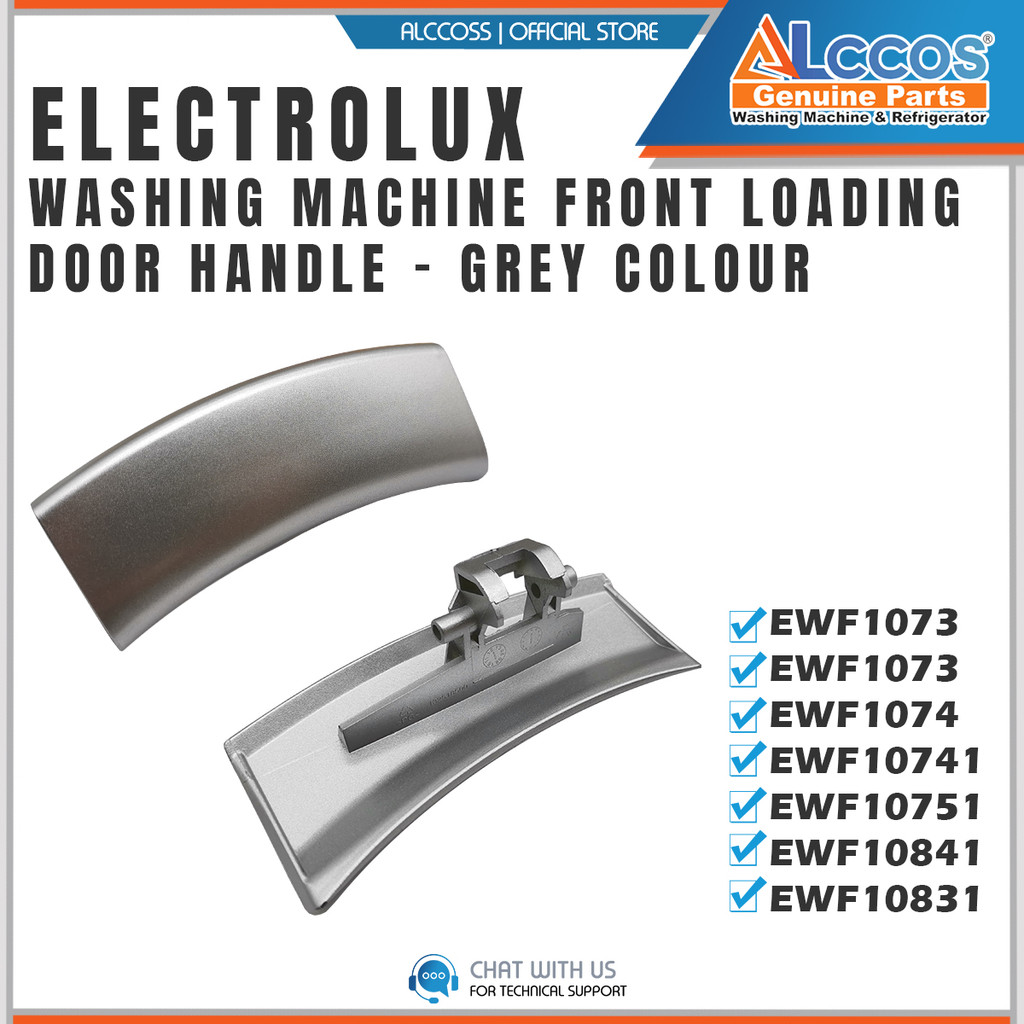 ELECTROLUX FRONT LOADING DOOR HANDLE - GREY COLOUR - EWF1074/EWF10741 ...