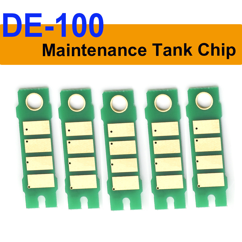 2X FUJI DE100 Maintenance Tank Chip Compatible for DE 100 Printer ...