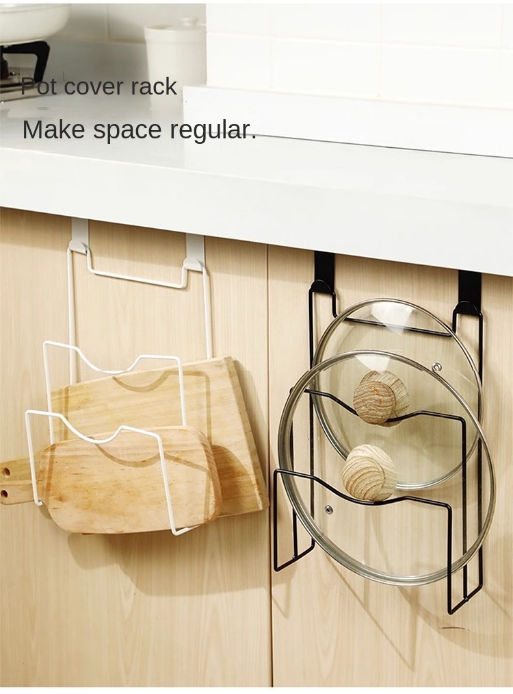 Pot Lid Holder Pot Lid Rack Organiser Cutting Board Rack Utensils ...