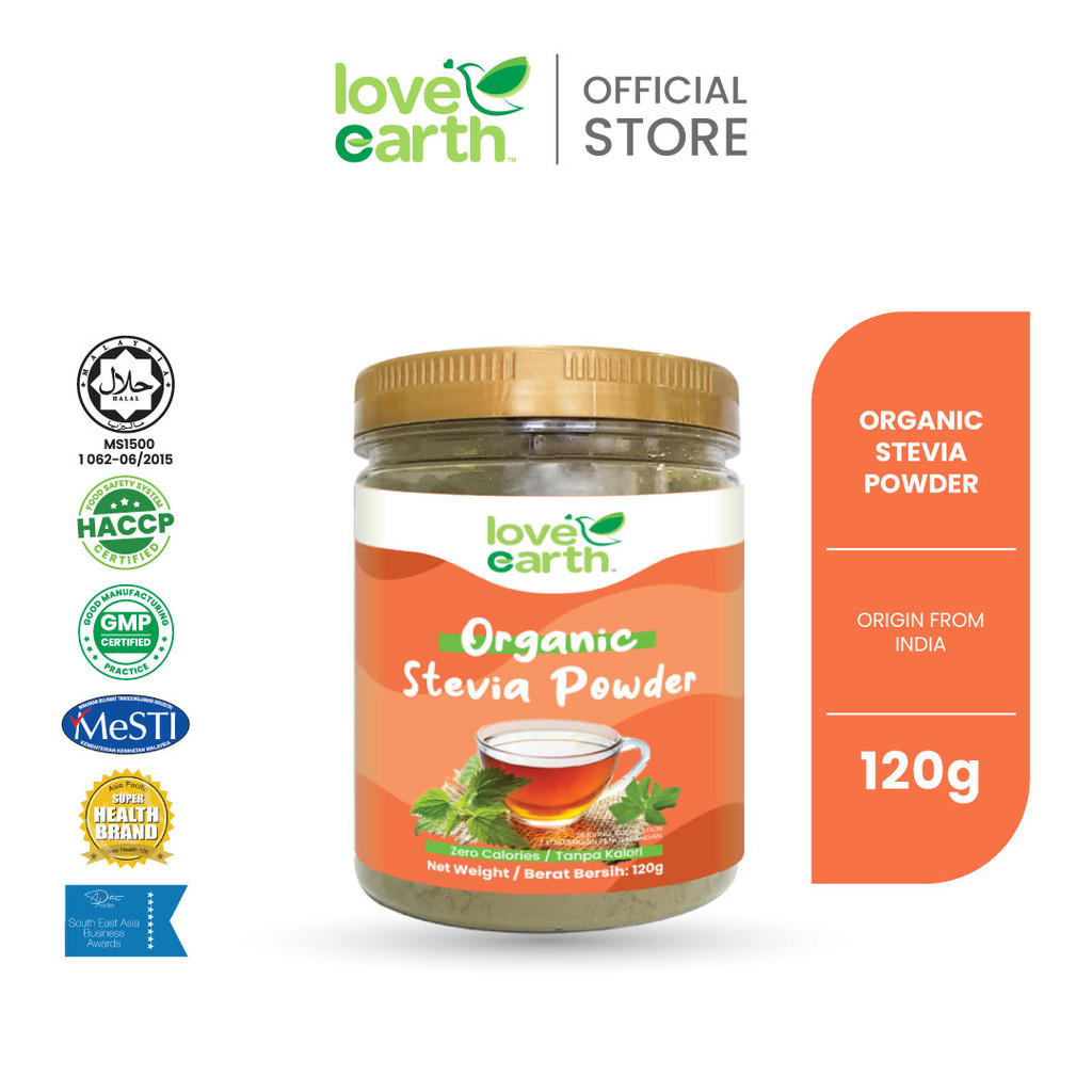 Organic Stevia Powder 120g | Shopee Malaysia