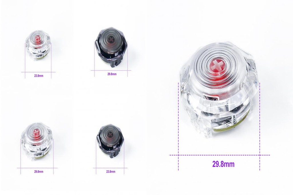 ang Snap-on Keycap Design Mini Gaming Buttons Snap-on Handle Button ...