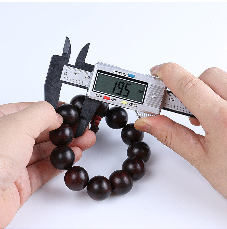 Electronic Caliper Digital Pachometer Plastic Big Screen Ruler 100mm ...