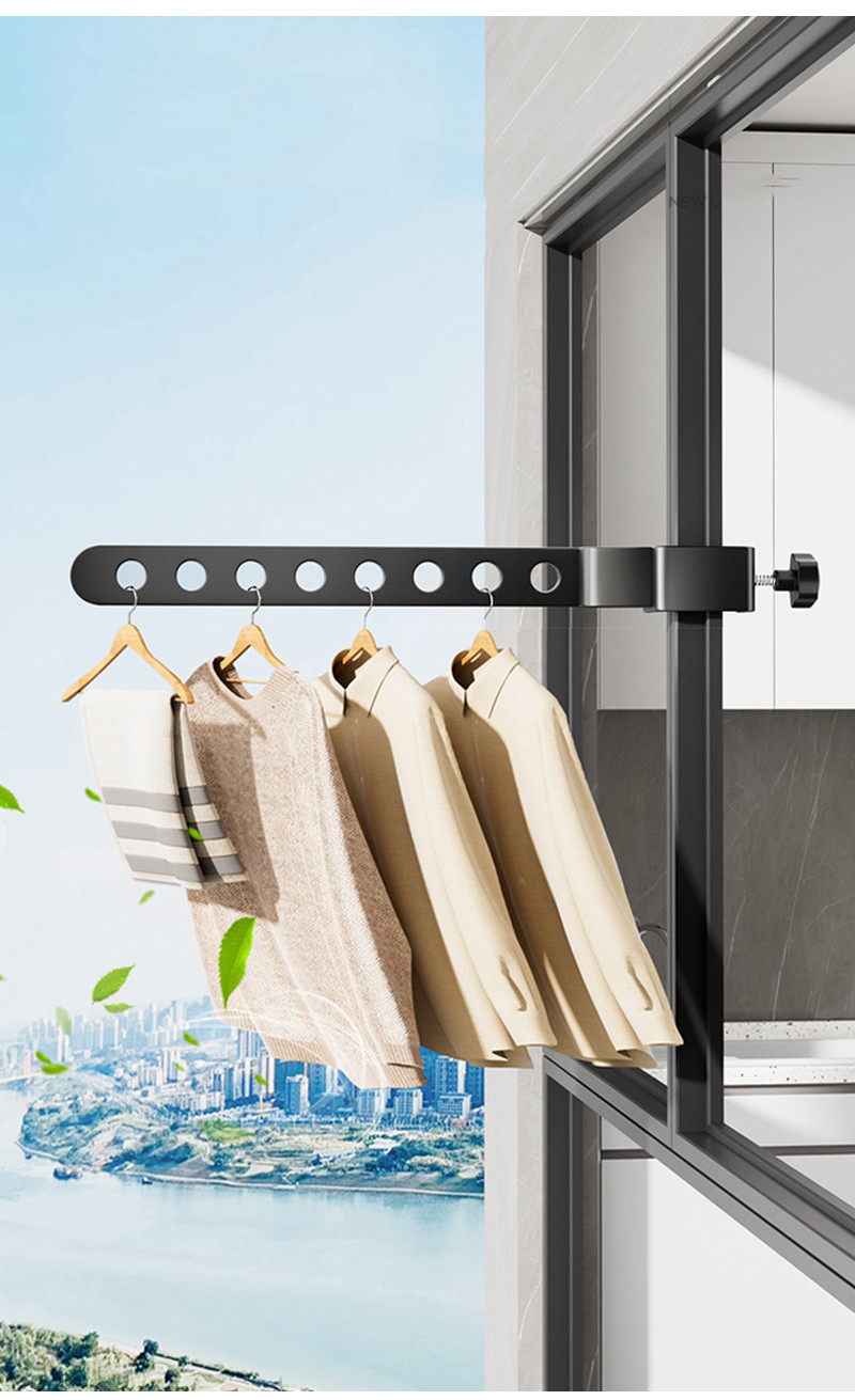 Wall Mounted Space Saver Drying Rack,Outdoor Travel Portable Hanger for ...