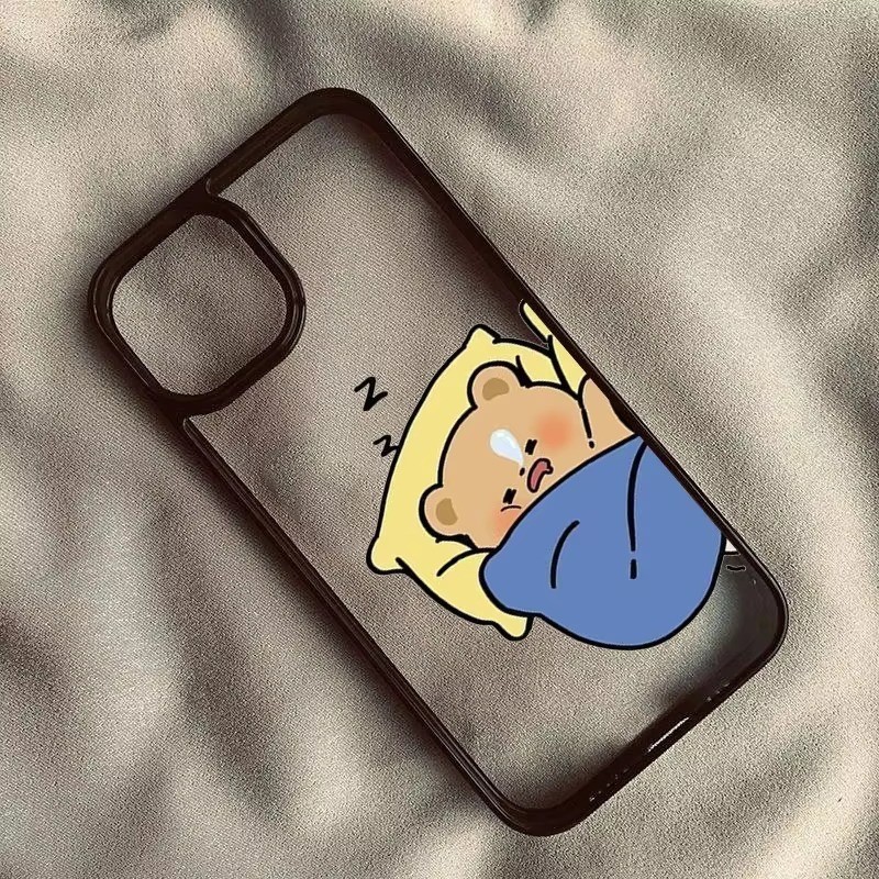 Cute Cartoon Capybara Couple Phone Case For iPhone 16 15 Pro MAX 11 14