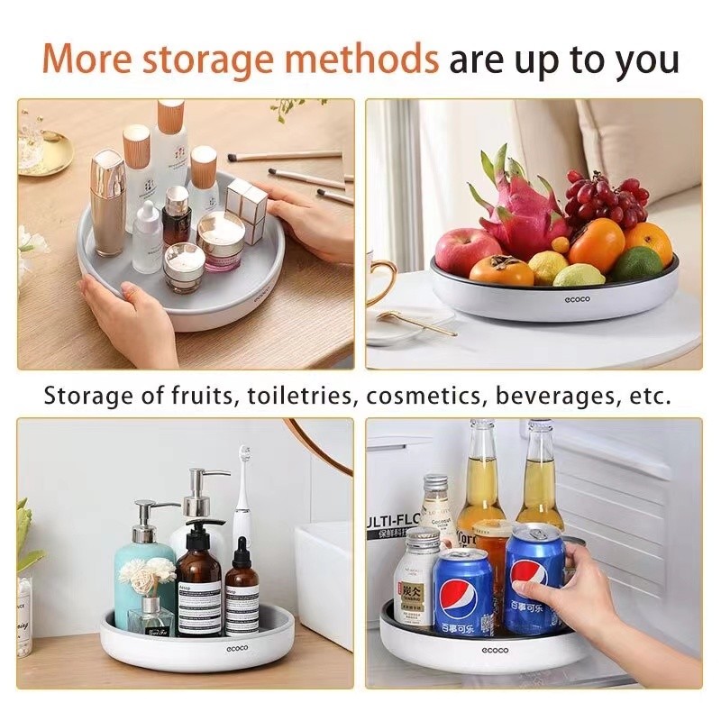 LODER ECOCO 360 Rotating Storage Rack Multifunctional Seasoning Tray ...