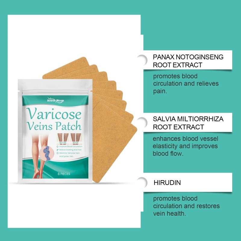 Varicose Vein Patch Vasculitis Remover Spider Leg Treatment Phlebitis ...