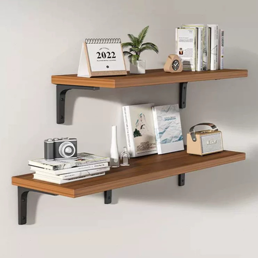 SAVE Wall Shelf Rack Wall Mounted Storage Rack Rak Dinding Wooden ...