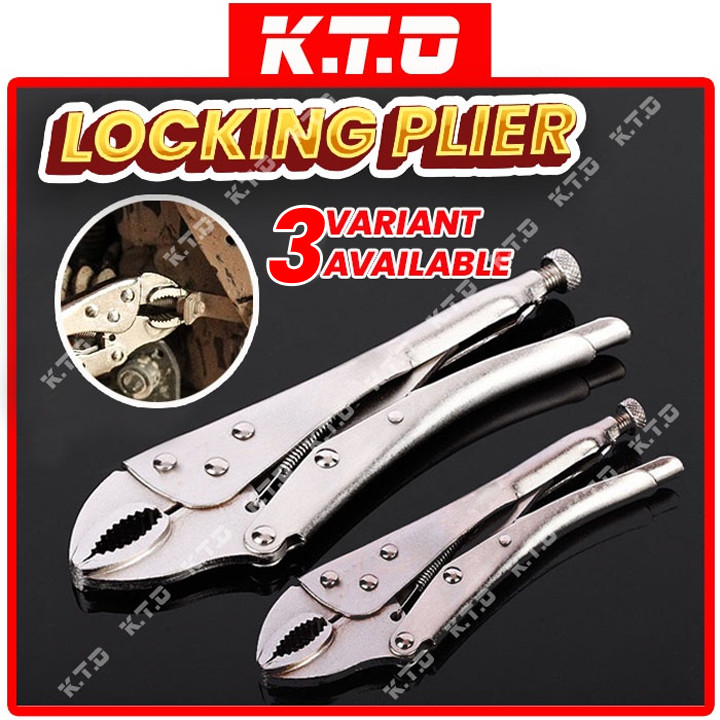 5 / 7 / 10 Inch Locking Plier Steel Grip Fastener Tightening Jaw ...