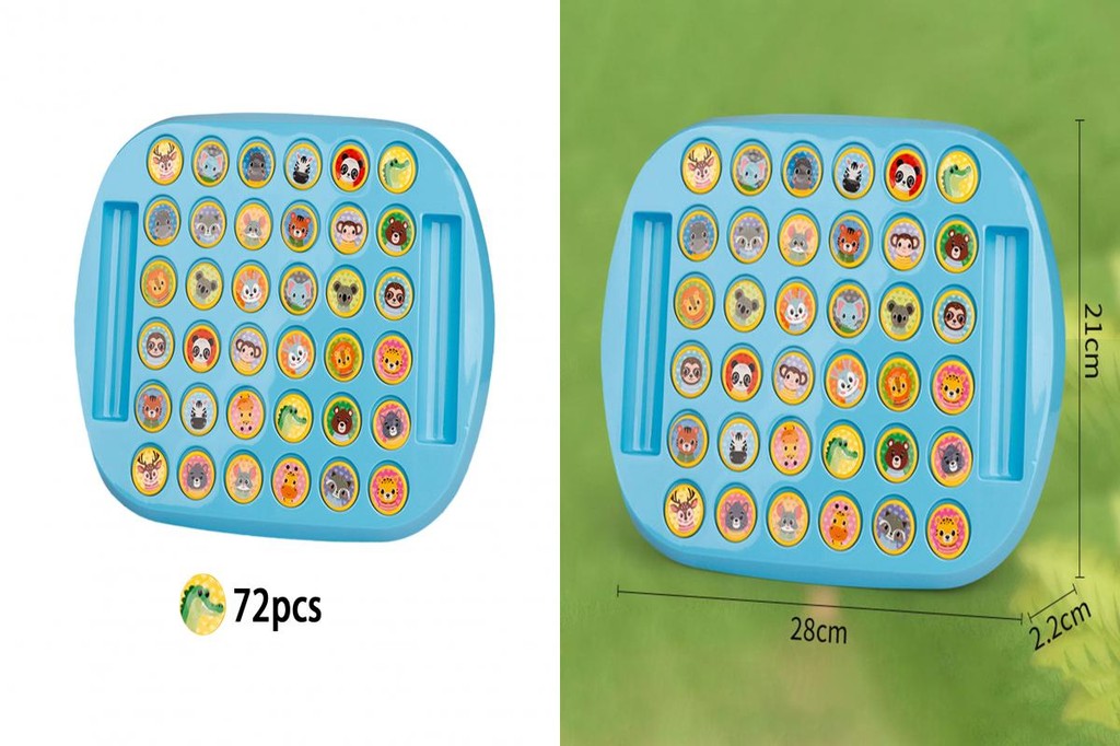 DU| Educational Memory Challenge Toy Flipping Board Game Fun Fruit ...