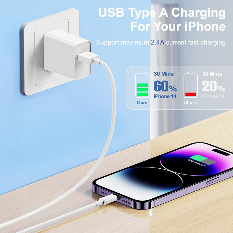 Suntaiho Charger Cable Original 2.4A 1M 2M Charging USB To Lightning