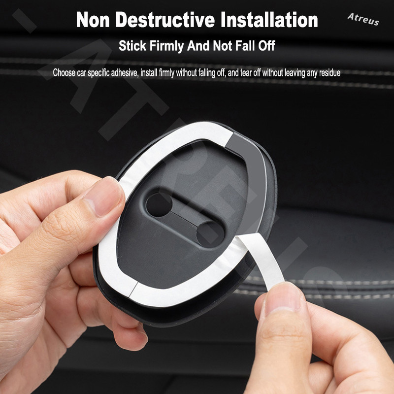 Chery Car Door Lock Cover Silicone Rubber Door Lock Buckle Shock ...
