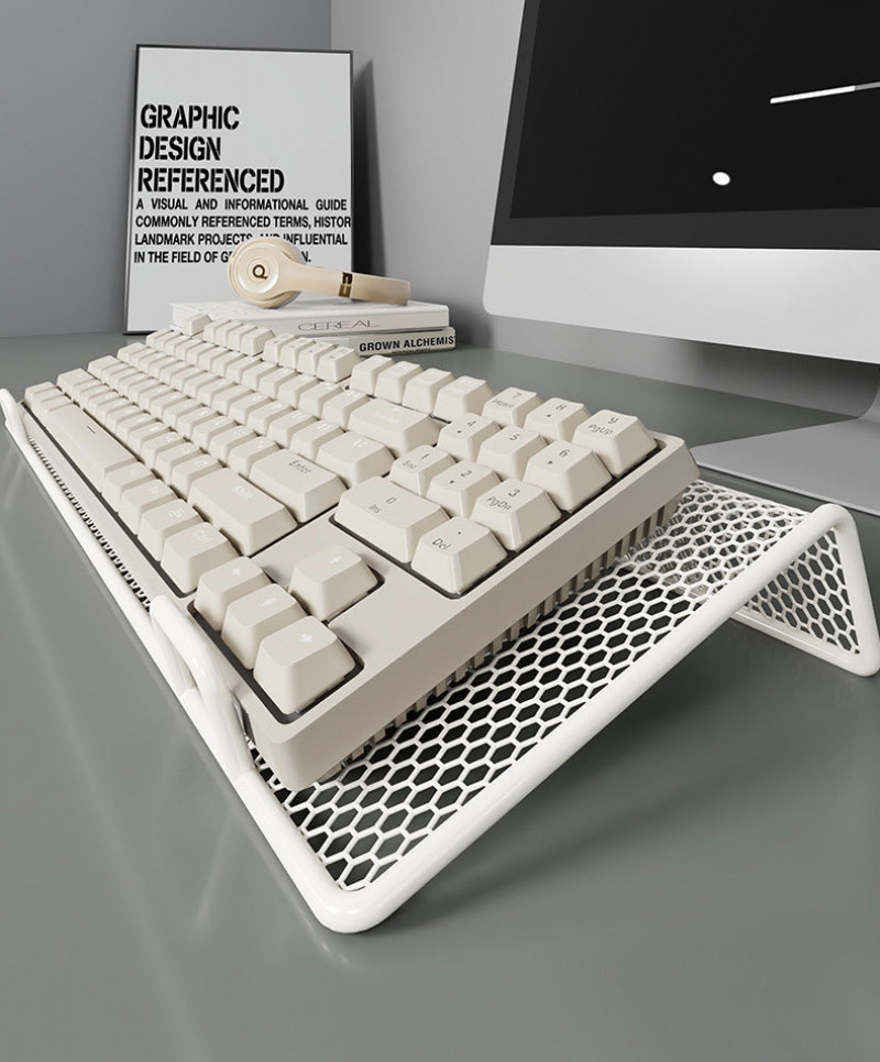 [Ergonomic Keyboard Bracket] Desktop Suspension Bracket Computer Desk ...