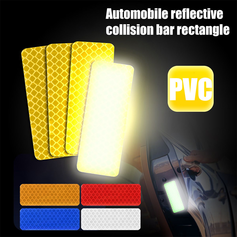 3*8cm Car Rectangle Reflective Strip - For Motorcycles, Electric ...