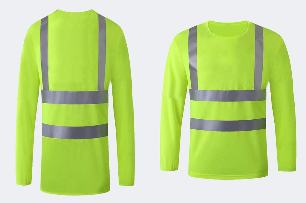 Reflective Sports Shirt Reflective Training Shirt Reflective Safety T ...