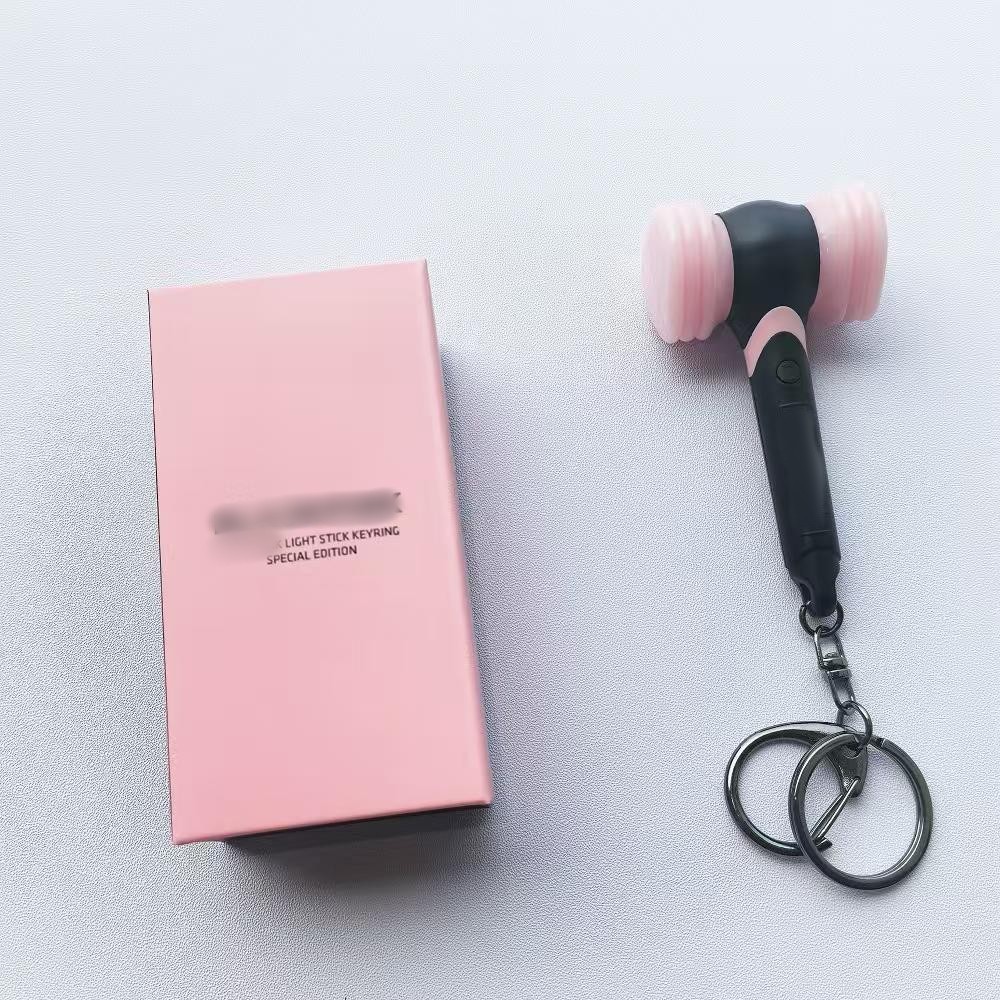 Kpop Idol Bp Jisoo Lisa Mini Light Stick Keyring Special Edition Glow 