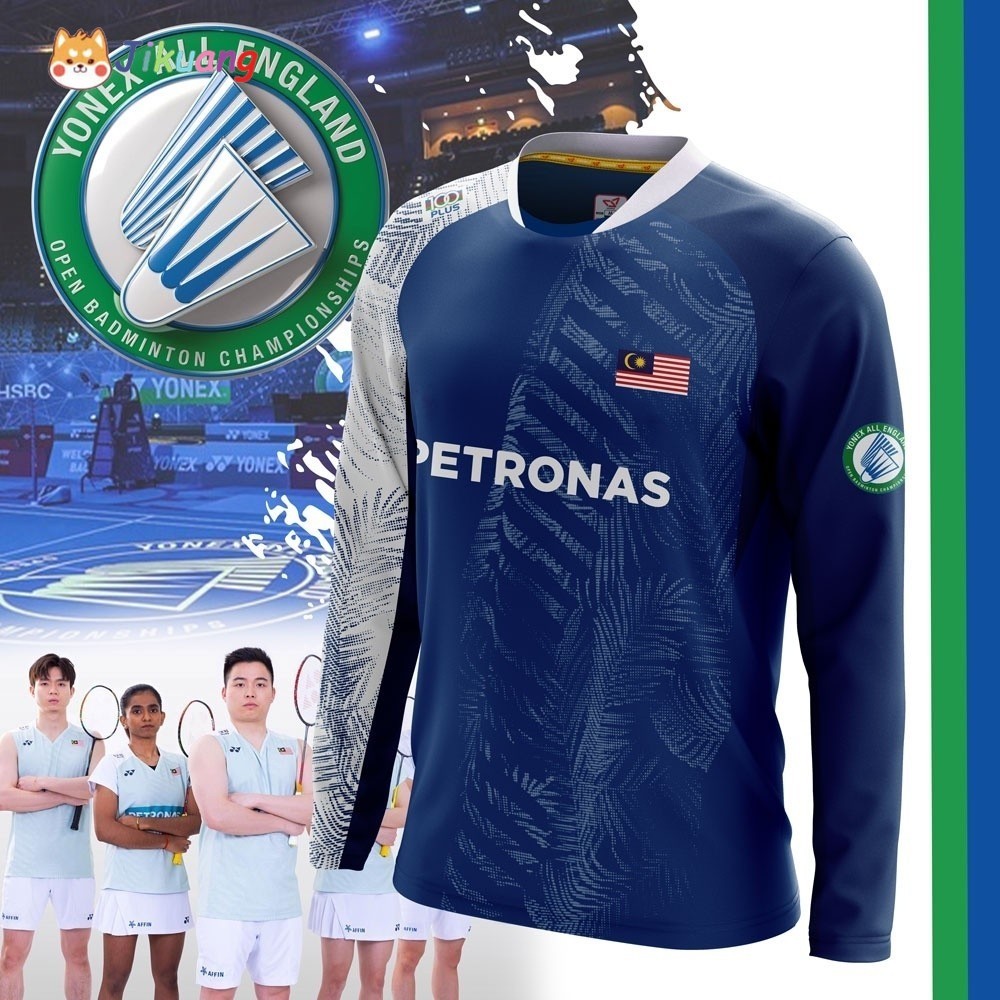 Petronas Malaysia Open 2025 Badminton Jersey Custom Name Malaysia